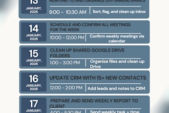 be your virtual assistant for data entry, email, and scheduling tasks