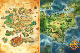 fantasy map city map dnd city map country map event map vector map illustration