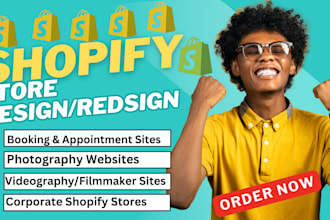 portfolio website, photography, booking, videography websites, corporate store