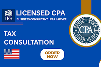 be tax consultant, advisor, cpa lawyer for tax planning and compliance services
