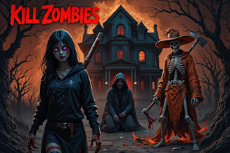 create dark art, horror, stoner, doom or skull lustration