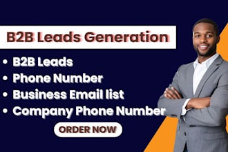 b2b lead generation direct phone, cell phone, mobile phone number for your niche