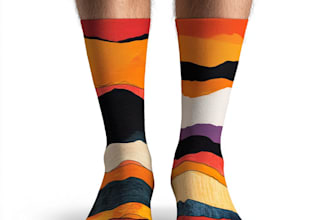 make unique socks design with 24 hrs just for you