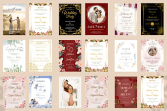 design wedding invitation, birthday card, greeting card, baby shower invitations