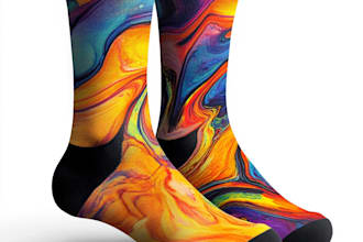 design modern and unique custom socks