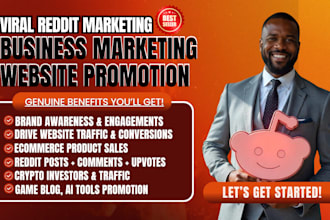 promote business website ai tools game blog crypto product link via reddit post