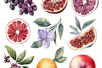 paint botanical illustration of flowers and plants for you