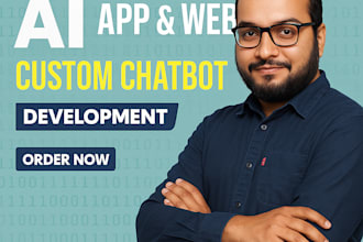 develop ai chatgpt mobile app or website ai saas app ai chatbot ai software