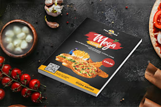 design professional food menu design, digital menu boards and price lists