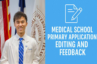 proofread and edit personal statements for medical school