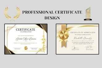 do professional certificate of completion, participant, graduation design