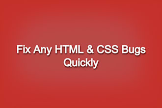 fix HTML CSS layout and responsive design issues