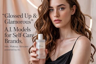 create stunning ai fashion models, ai model for selfcare and clothing brand