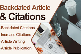backdate write and publish article on google scholar peer review indexed journal
