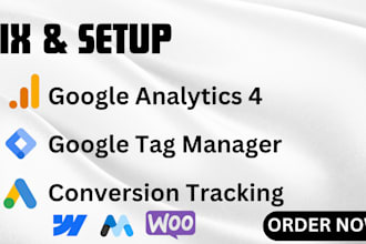 setup ga tag manager ga4 google ads tracking webflow woocomerce fix analytic