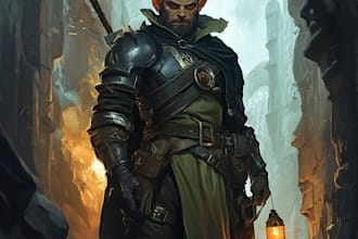 create your finest dnd character art