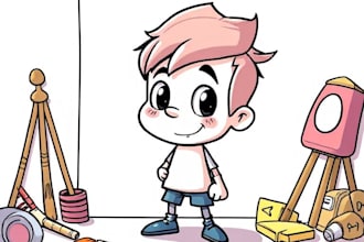 custom mascot design or cartoon illustration