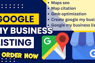 create google my business listing gmb optimization map citation maps seo