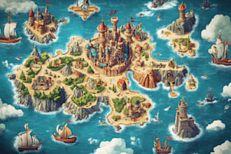 draw fantasy maps and city maps