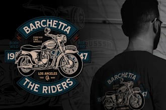 make vintage motorclub motorcycle badge logo