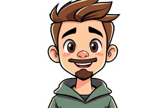 create cartoon character or avatar in vectors