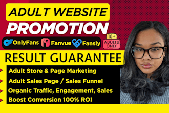 do onlyfans fansly fanvue adult store website promotion sales funnel marketing