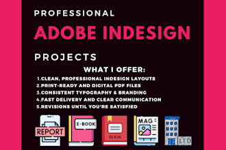 be your adobe indesign expert for any formatting project