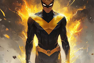 make you into amazing superhero comic cartoon characters