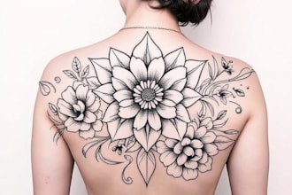 design line art from your photos for tattoo design