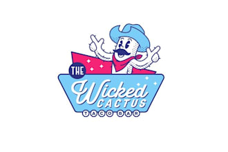 design fun whimsical taco restaurant logo