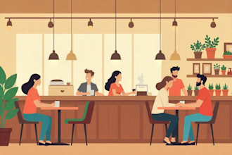 design flat vector illustrations