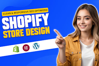 design, redesign shopify store, shopify website development, dropshipping store