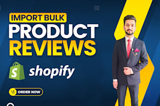 import bulk product review to shopify store in 24 hours