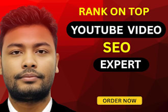 be your youtube channel manager and video seo expert