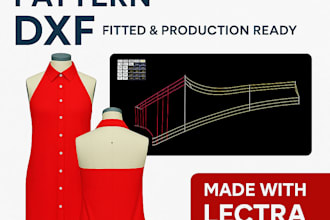 create accurate sewing pattern, size grading for clothing