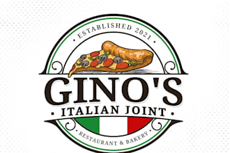 design awesome trendy vintage restaurant logo