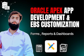 build oracle apex apps like inventory, library, HR systems