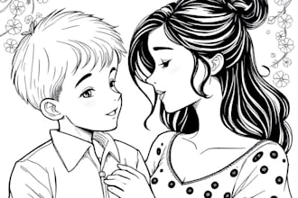 draw black and white illustrations
