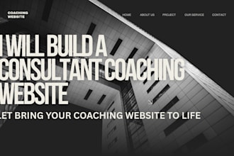 design coaching website for life coach consultant speaker or trainer