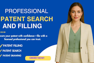 do a patent filling and compressive search for your product