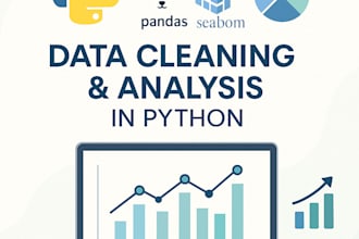 clean, preprocess, and analyze your data using python pandas  numpy seaborn
