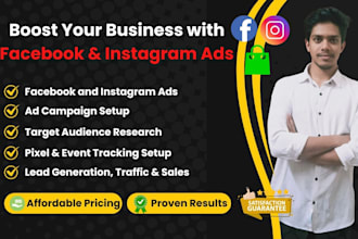 set up targeted facebook ads for lead generation and sales