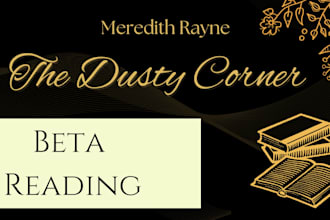 be beta reader for fantasy, romance, mystery and thriller