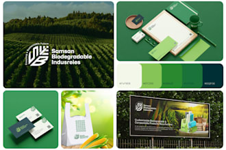 design business logo and brand identity with complete branding kit