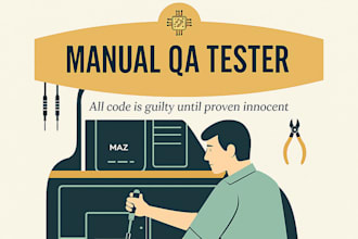 perform manual QA testing for your software, mobile app, web app or website