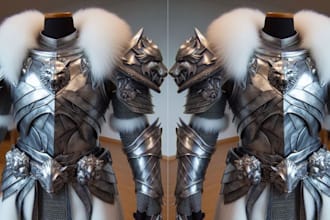 3d cosplay creation full costume anime armour 3d helmet mask design 3d printing