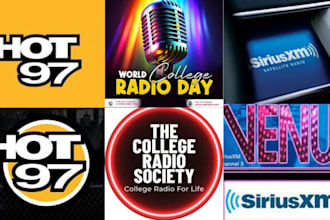 play your song organically on hot97, college radio and siriusxm radio stations