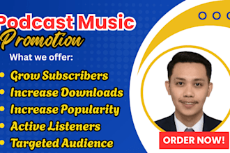 promote your apple music and podcast with real reach