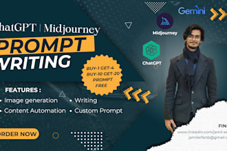 write custom ai prompts for product listings, chat gpt content automation