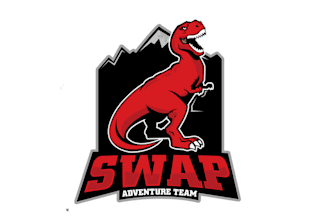 design inspirational adventure running team logo